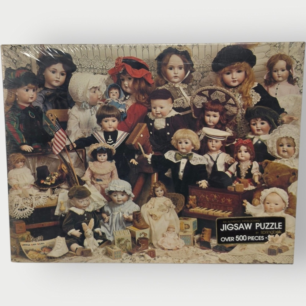 Vintage Springbok The Doll Shop Jigsaw Puzzle 500+ Pieces 18x23.5 Made In USA